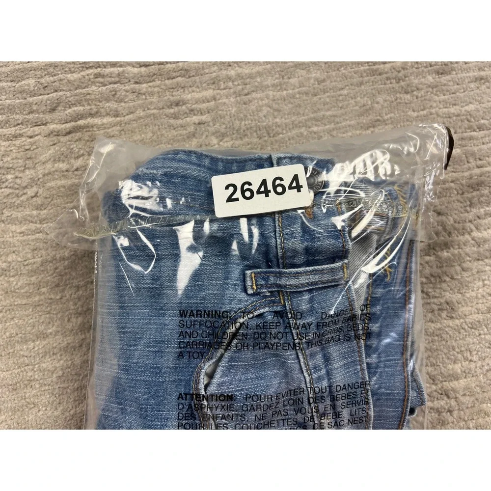 Old Navy Capri Jeans Womens 6 Short Blue The Sweetheart Cuffed Mid Rise Denim